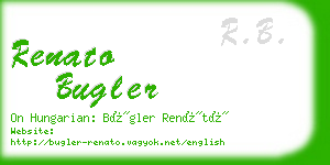 renato bugler business card